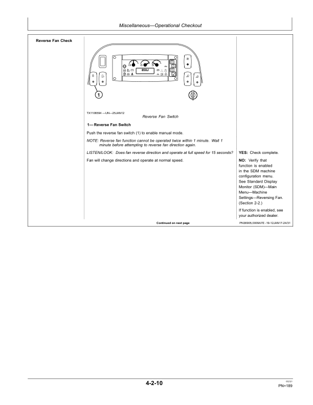 John Deere 850J-II Crawler Dozers Operator’s Manuals (OMT389947X19) Workshop Guide