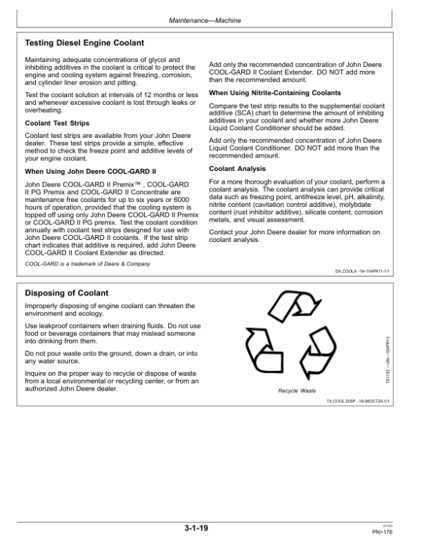 John Deere 724K Loaders Operator’s Manuals (OMT391194X19) Workshop Guide