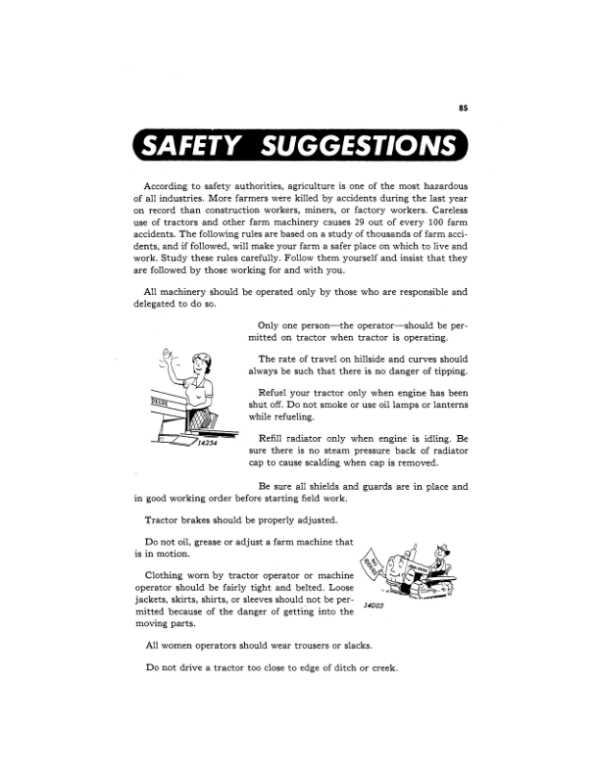 John Deere 40 Crawler Tractor Operator’s Manual (OMT3952) Workshop Guide