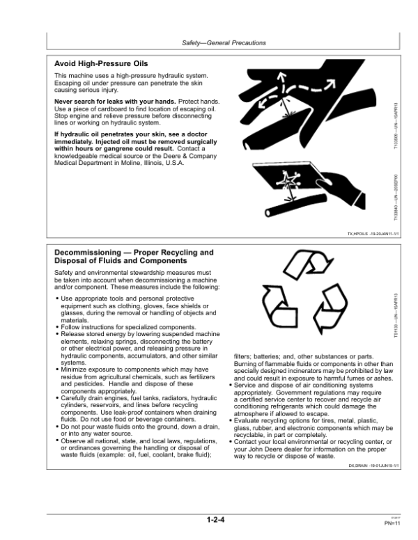 John Deere AB21, AB31, AB32, AB42, AB43 Worksite Pro Attachments Operator’s Manuals (OMT395344X19) Workshop Guide