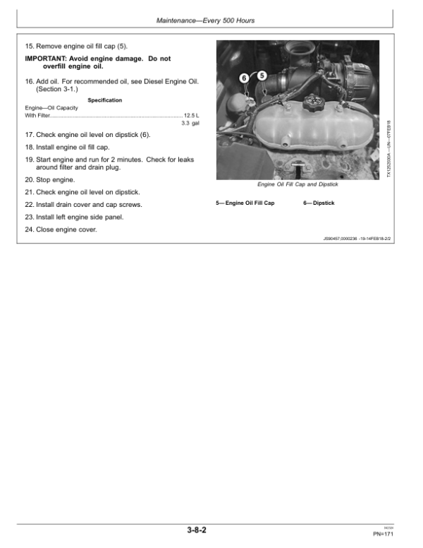 John Deere 325G Skid Steers Operator’s Manuals (OMT396974X19) Workshop Guide