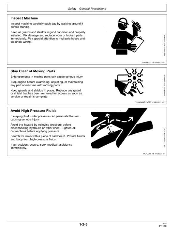 John Deere 310L Backhoe Loaders Operator’s Manuals (OMT426479X19) Workshop Guide