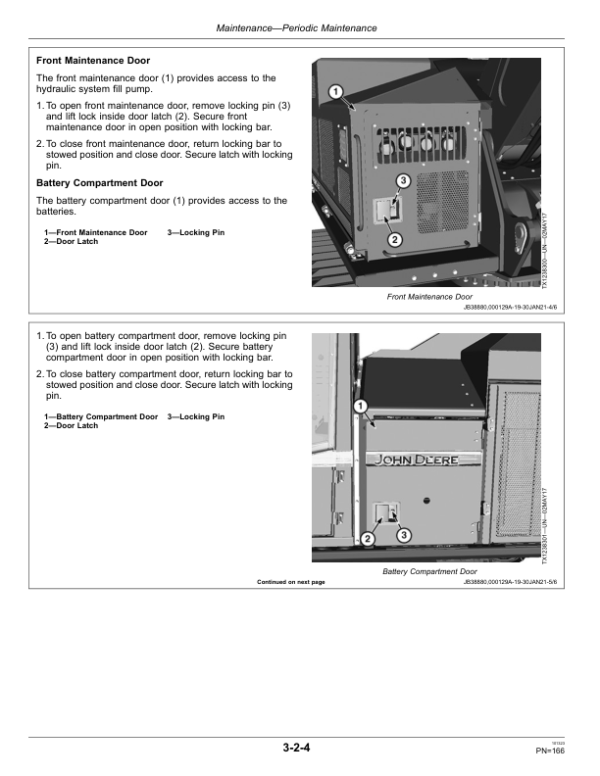 John Deere 953MH, 959MH Tracked Harvesters Operator’s Manuals (OMT430914X019) Workshop Guide