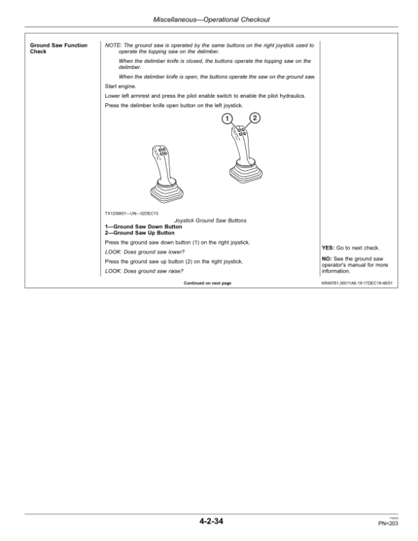 John Deere 337E Knuckleboom Loader Operator’s Manuals (OMT436159X019) Workshop Guide