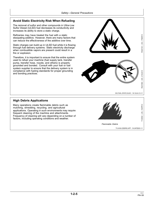 John Deere 200G Excavators Operator’s Manuals (OMT443618X019) Workshop Guide