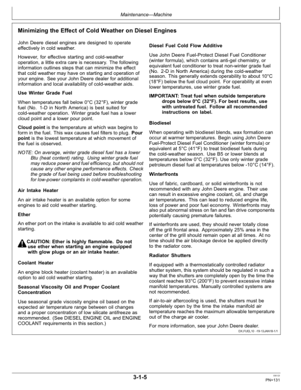 John Deere 310L Backhoe Loaders Operator’s Manuals (OMT446049X019) Workshop Guide