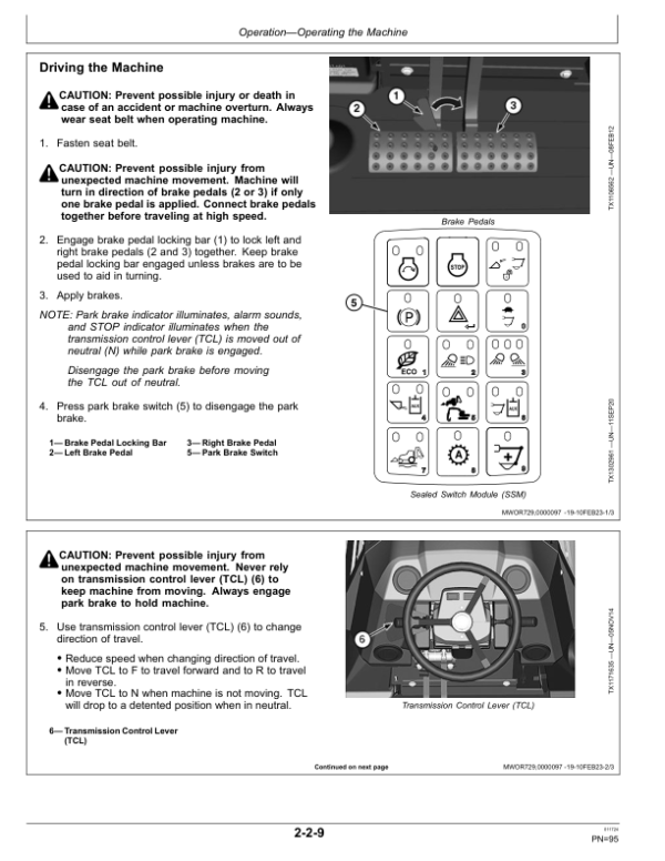 John Deere 410L Backhoe Loaders Operator’s Manuals (OMT446079X019) Workshop Guide