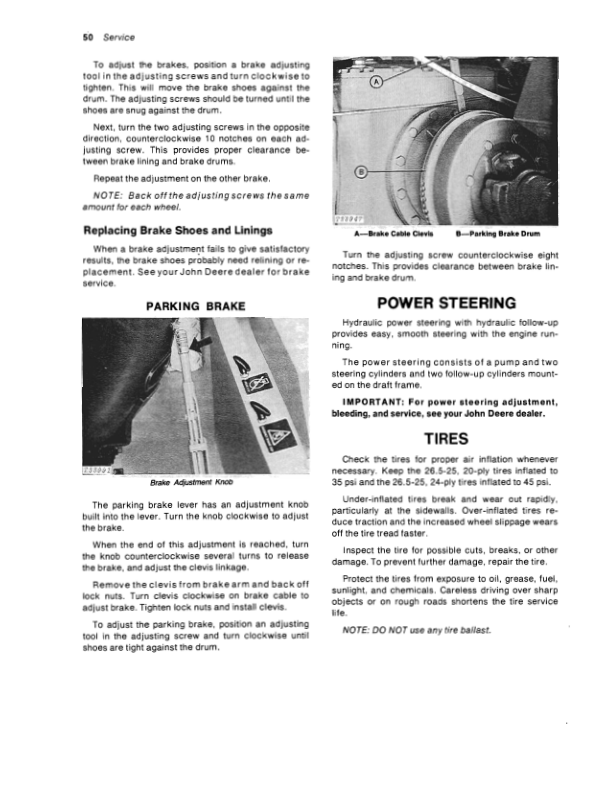 John Deere 860A Scrapers Operator’s Manuals (OMT44790) Workshop Guide