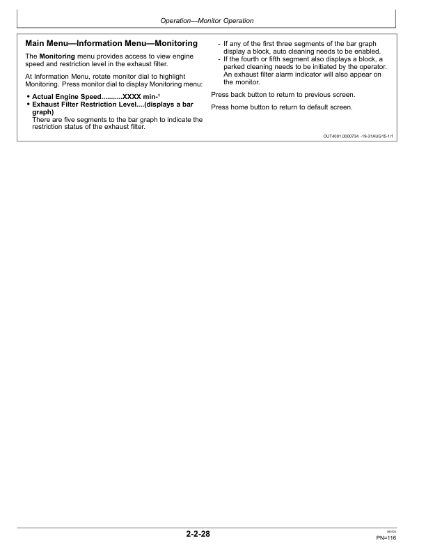 John Deere 380 P Excavators Operator’s Manuals (OMT453665X019) Workshop Guide