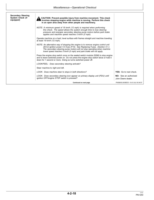 John Deere 944 X Loaders Operator’s Manuals (OMT474671X019) Workshop Guide
