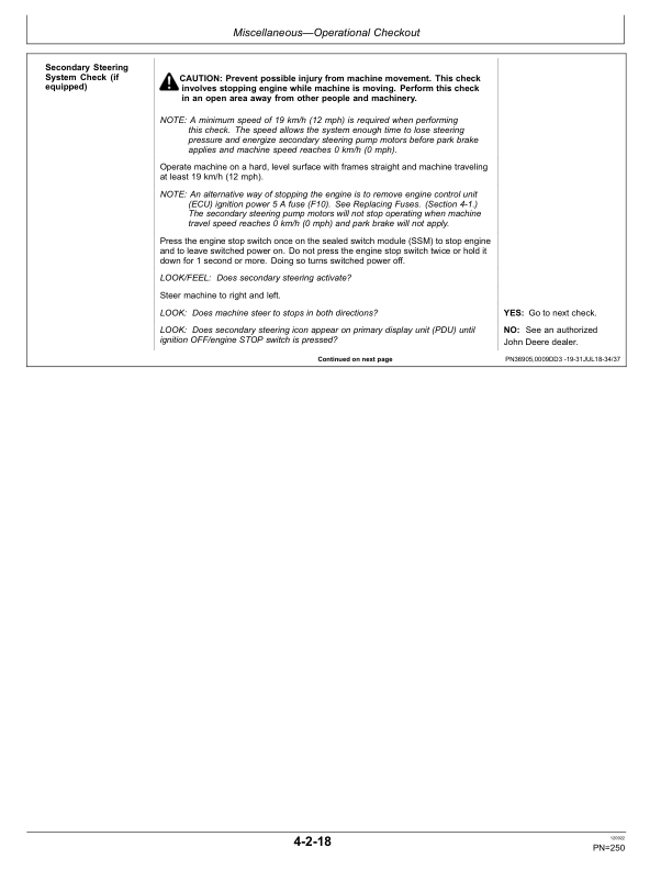 John Deere 944 X Loaders Operator’s Manuals (OMT474671X019) Workshop Guide