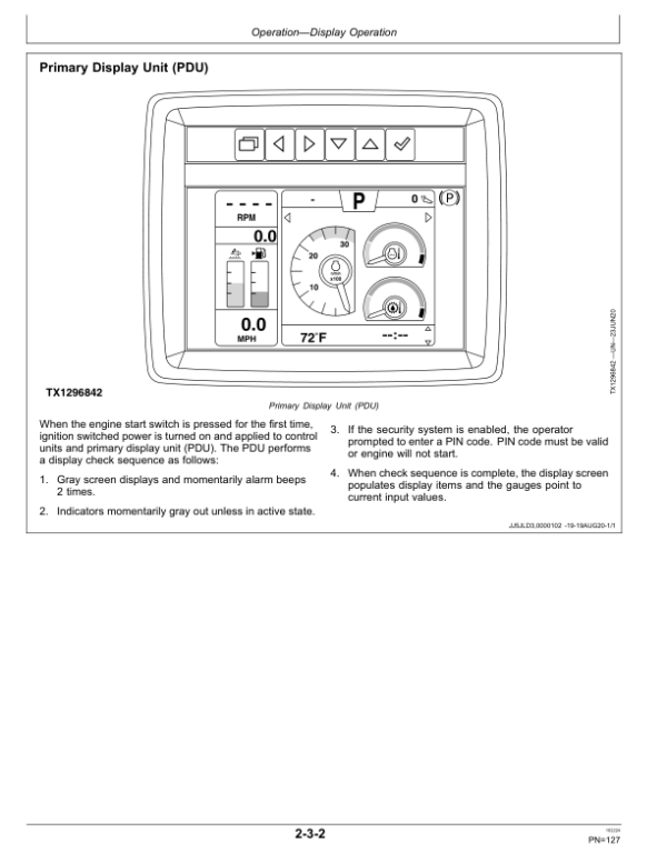 John Deere 260 P, 310 P Articulated Dump Trucks Operator’s Manuals (OMT476390X019) Workshop Guide