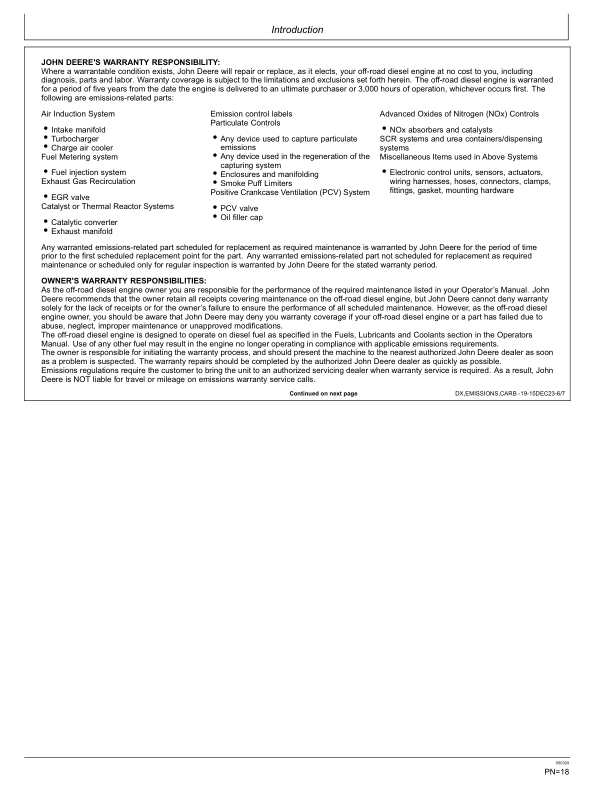 John Deere 2156G Forestry Excavator Operator’s Manuals (OMT477400X019) Workshop Guide