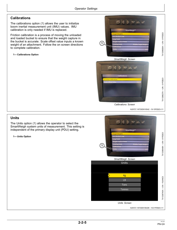 John Deere 444 P, 524 P, 544 P, 624 P, 644 P, 644 X, 744 P, 824 P, 844 P, 904 P Loaders Operator’s Manuals (OMT477881X019) Workshop Guide