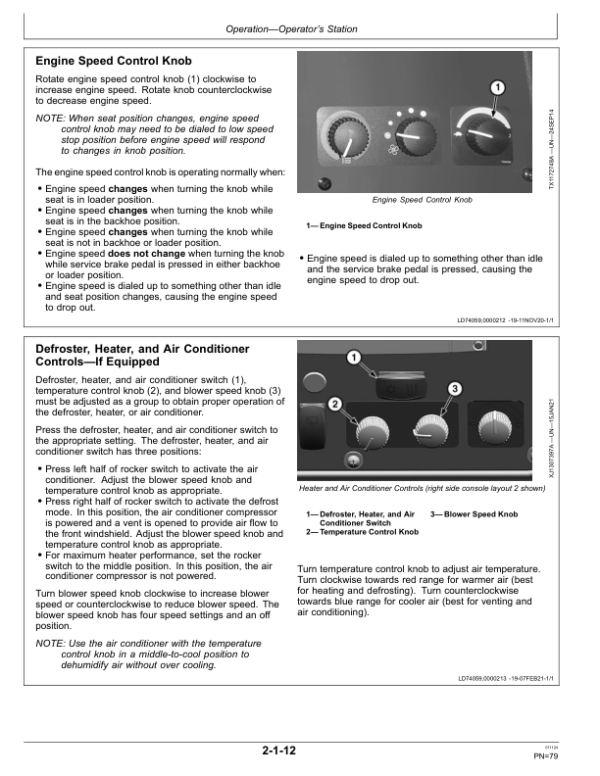 John Deere 315 P Backhoe Loaders Operator’s Manuals (OMT479016X019) Workshop Guide
