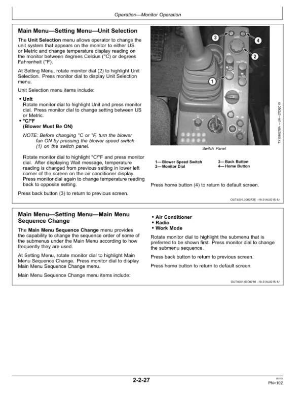 John Deere 345 P Excavators Operator’s Manuals (OMT480097X019) Workshop Guide