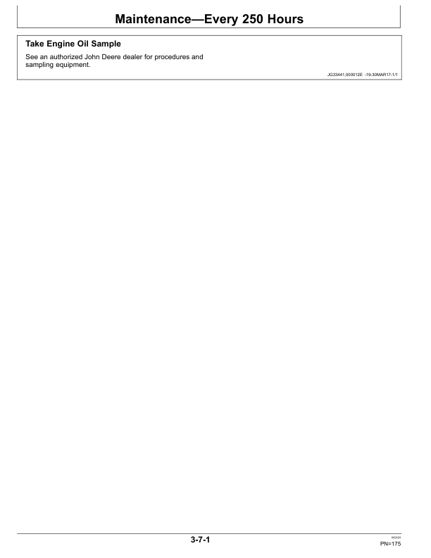 John Deere 316GR, 318G Skid Steers Operator’s Manuals (OMT483070X019) Workshop Guide