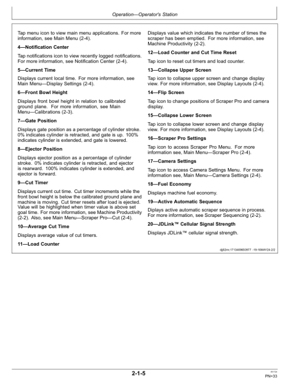 John Deere 460E-II, 460 P Articulated Dump Trucks Operator’s Manuals (OMT494057X019) Workshop Guide