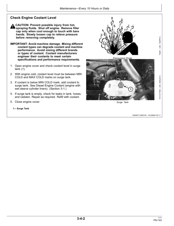 John Deere 210 P Excavators Operator’s Manuals (OMT499737X019) Workshop Guide