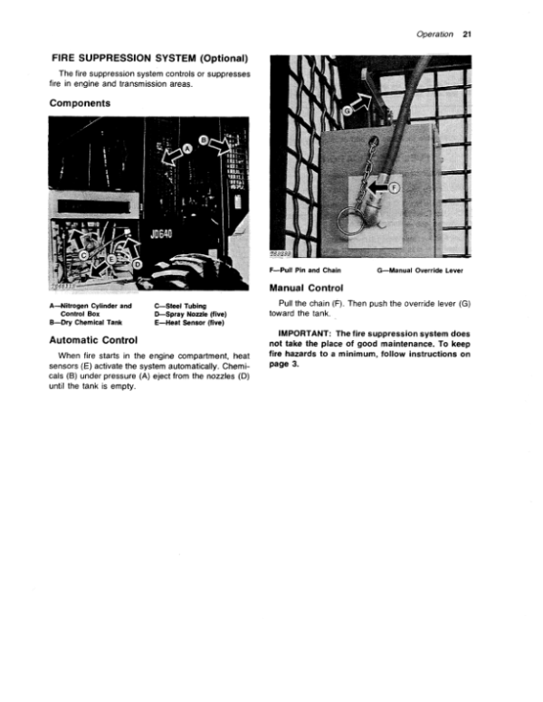 John Deere 640 Skidders Operator’s Manuals (OMT72212) Workshop Guide