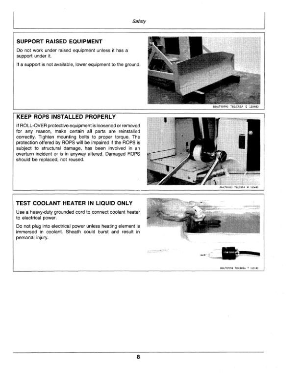 John Deere 550A Crawlers Operator’s Manuals (OMT75123) Workshop Guide
