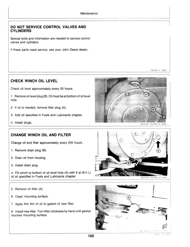 John Deere 450E, 455E Crawlers Operator’s Manuals (OMT81347) Workshop Guide