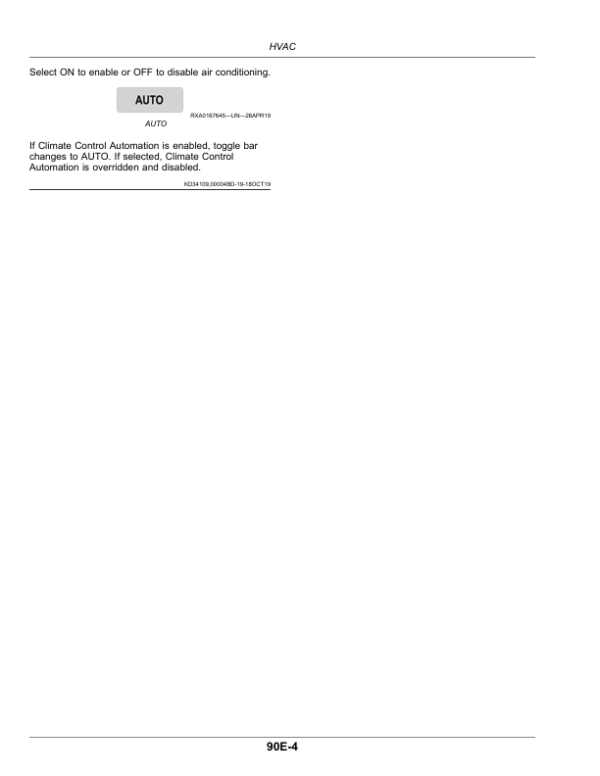 John Deere 9RX Tractors (700221-) (North American) Operator’s Manual (OMTA21820) Workshop Guide