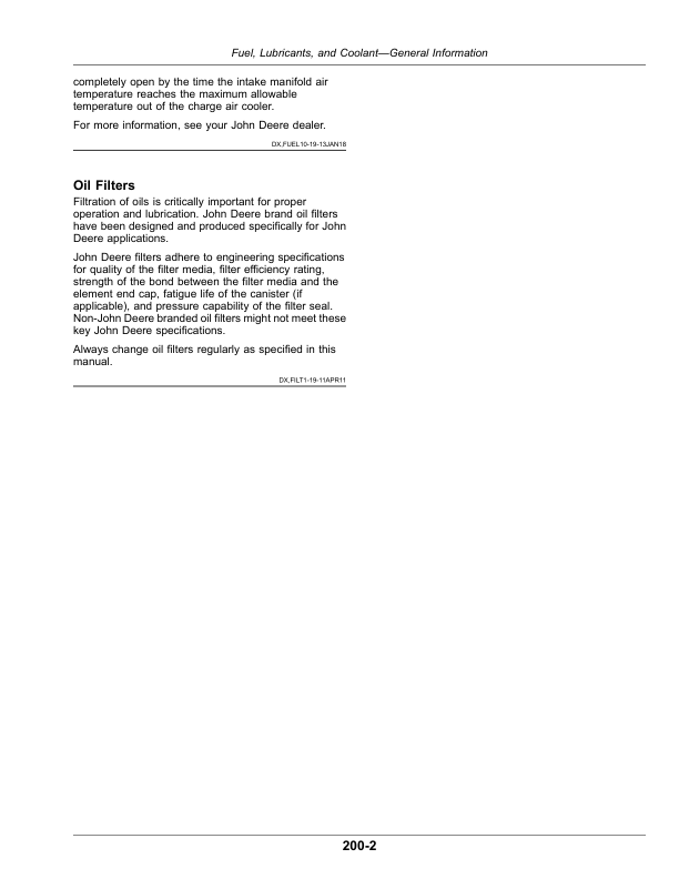 John Deere 9RX Tractors (700221-) (Export Edition) Operator’s Manual (OMTA40195) Workshop Guide