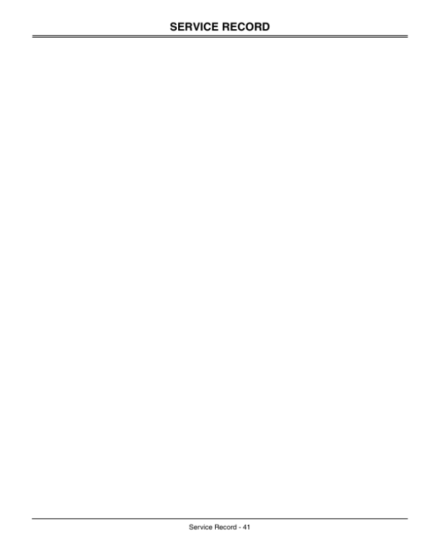 John Deere V-Flex Deck 7-Iron (010001-) Export Operator’s Manual (OMTCU17154) Workshop Guide