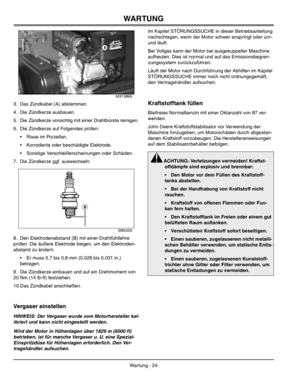 John Deere CP48 Core Pulverizer Operator’s Manual (OMTCU17169) Workshop Guide