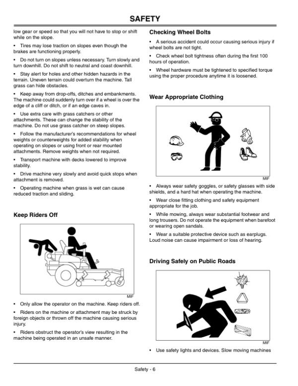 John Deere 717A, 727A Mini-Frame ZTrak (010001-) Operator’s Manual (OMTCU18172) Workshop Guide