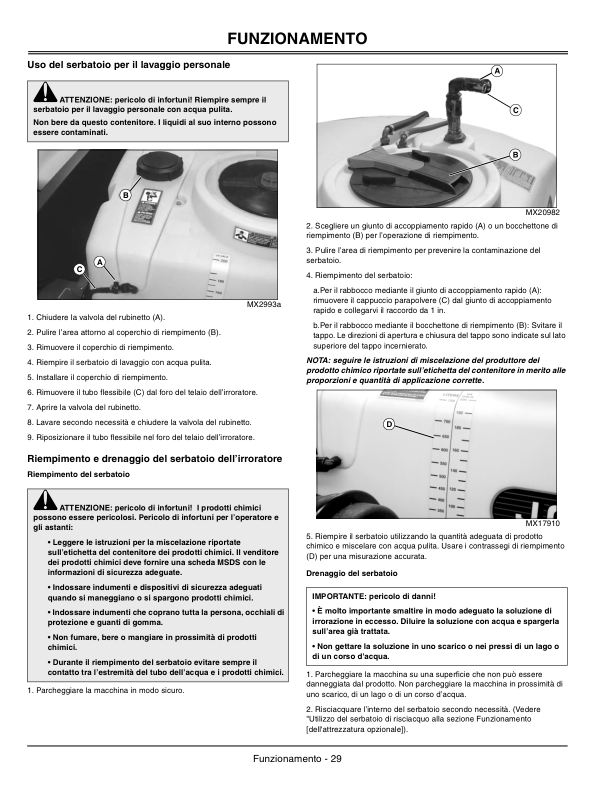 John Deere HD200 Sprayer Attachment Export Edition (035101-050000) Operator’s Manual (OMTCU19538) Workshop Guide