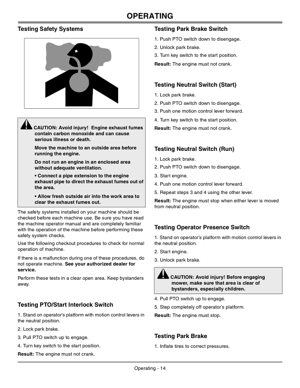 John Deere 647A, 657A, 667A Quik Trak Mowers (030001-) Operator’s Manual (OMTCU21287) Workshop Guide