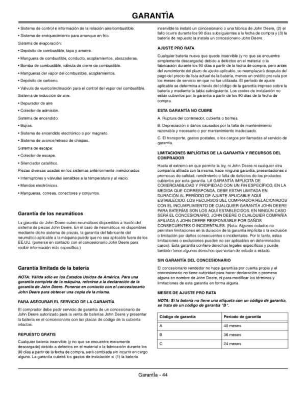 John Deere 1200H Bunker & Field Rake North America (020001-040000) Operator’s Manual (OMTCU21794) Workshop Guide