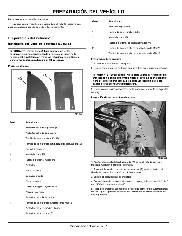 John Deere 60, 62 & 72-Inch Mower Decks Export Edition (060001-080000) Operator’s Manual (OMTCU21884) Workshop Guide