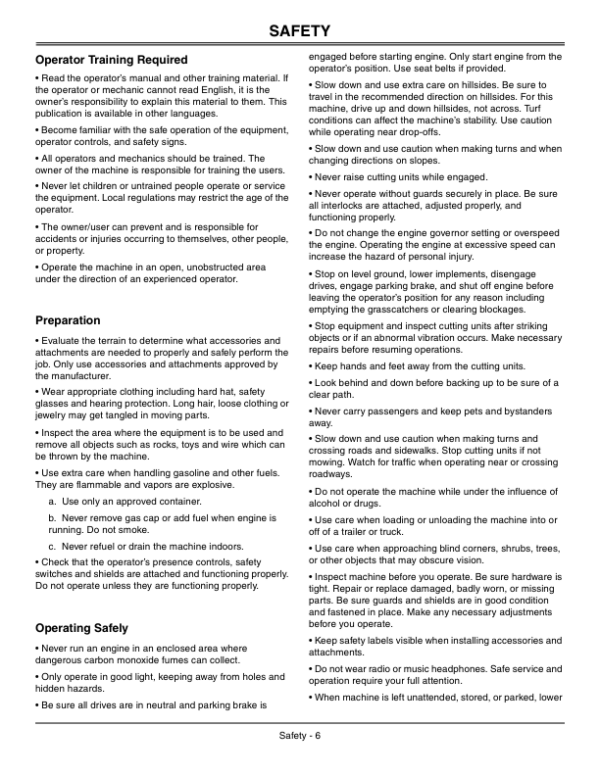 John Deere 2500B & 2500E Hybrid Riding Greens Mower North America (010001-299999) Operator’s Manual (OMTCU21984) Workshop Guide