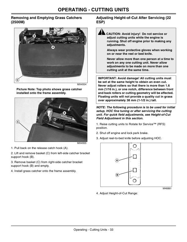 John Deere 7500, 7700, 8500, 8700, 8800 Lightweight Fairway Mower Operator’s Manual (OMTCU22021) Workshop Guide