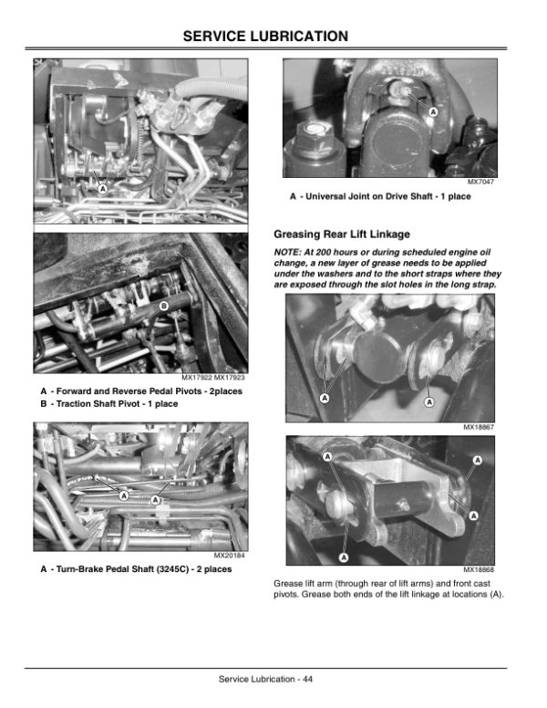 John Deere 3225C, 3235C & 3245C Lightweight Fairway Mowers Export Edtion (030001- ) Operator’s Manual (OMTCU22125) Workshop Guide