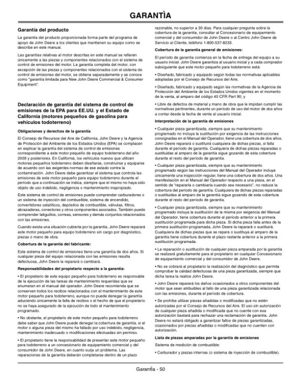 John Deere Walk-Behind Greensmower 180C, 220C & 260C Operator’s Manual (OMTCU22823) Workshop Guide