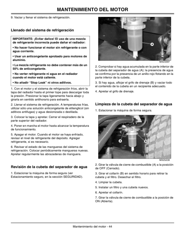 John Deere 8000 E-Cut Hybrid Mower (010001-030000) Operator’s Manual (OMTCU23701) Workshop Guide