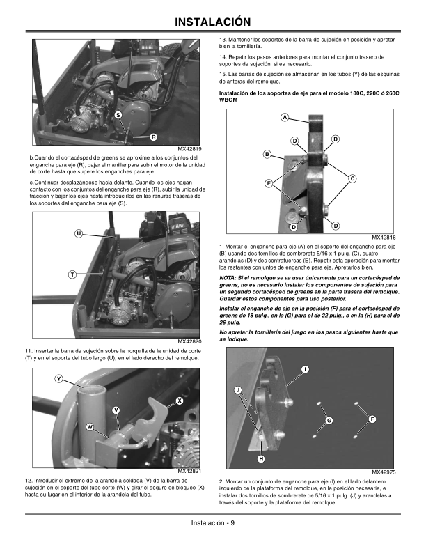 John Deere 22B Greensmower Trailer Operator’s Manual (OMTCU28103) Workshop Guide