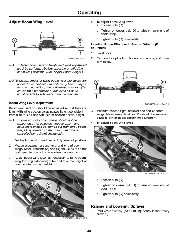 John Deere HD200 SelectSpray Export Edition (055001-065000) Operator’s Manual (OMTCU28120) Workshop Guide