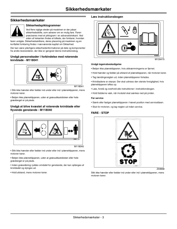 John Deere Mower Decks for 1505, 1515 – (010001-) Operator’s Manual (OMTCU30041) Workshop Guide
