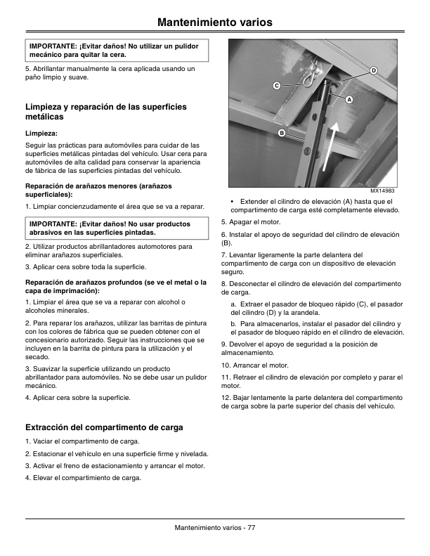 John Deere ProGator Utility Vehicle 2020A, 2030A (NA) Operator’s Manual (OMTCU30074) Workshop Guide
