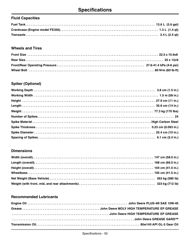 John Deere 1200A Bunker Rake Export Edition (190001-210000) Operator’s Manual (OMTCU30979) Workshop Guide