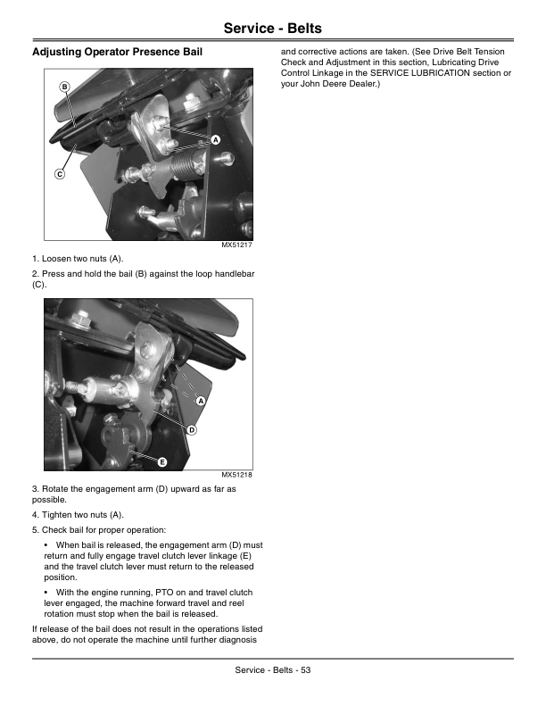 John Deere Walk Greens Mower 180 E-Cut Hybrid 220 E-Cut Hybrid (NA) Operator’s Manual (OMTCU32639) Workshop Guide