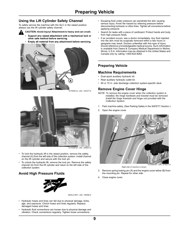 John Deere GLC1500 Grass & Leaf Collection System Operator’s Manual (OMTCU36336) Workshop Guide