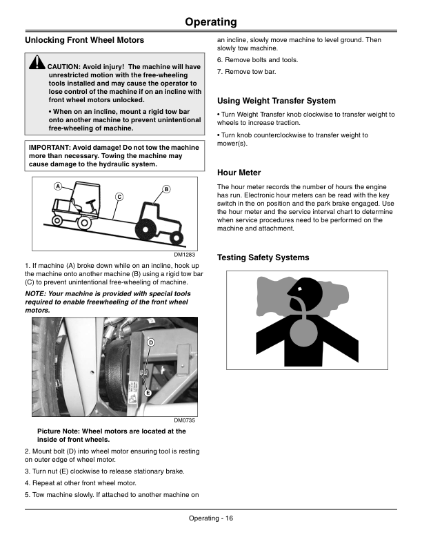 John Deere 1505 & 1515 Basic Machines Export Edition (170001-220000) Operator’s Manual (OMTCU38832) Workshop Guide