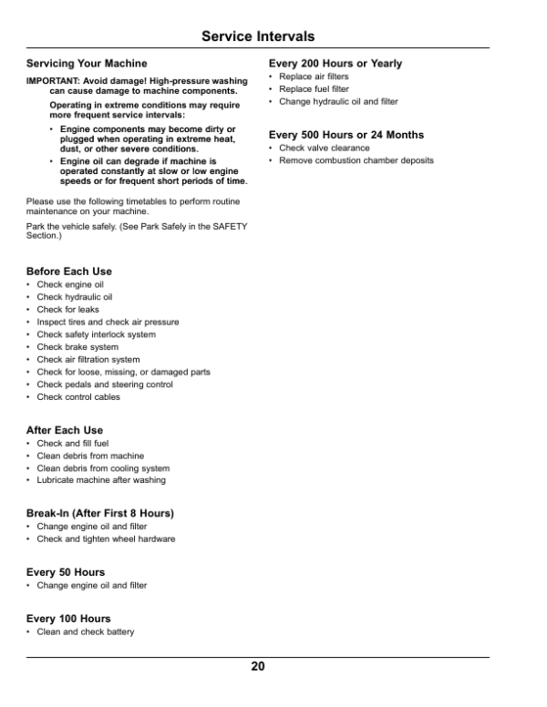 John Deere 1200H Bunker & Field Rake North America (085001-) Operator’s Manual (OMTCU39862) Workshop Guide