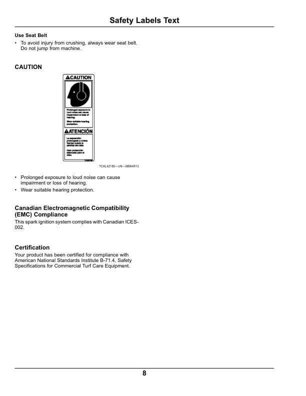 John Deere 2653B Trim & Surrounds Mower PrecisionCut (095001-100000) Operator’s Manual (OMTCU39874) Workshop Guide